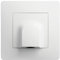 DEBFLEX - Caly - Salida de Cables con Sujetacables - Para Ocultar el Cableado de Aparatos sin Enchufe Eléctrico - Personalizable - ABS - Instalación Empotrada - Blanco - 71 x 71 x 27 mm