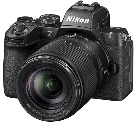 Nikon Hybride KIT Z 50II + Z DX 18-140mm VR, capteur APS-C 20,9 MP, vidéo 4K jusqu'à 30 i/s, écran Tactile et orientable, viseur Lumineux