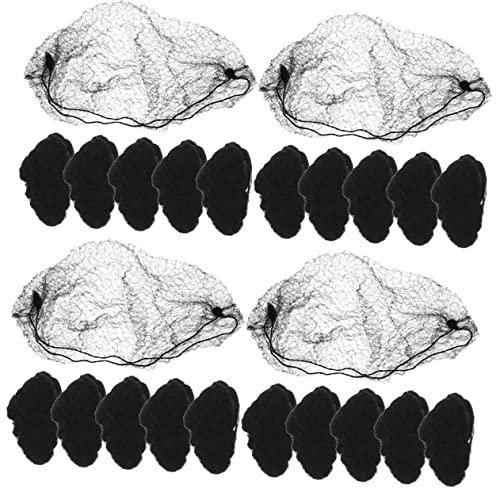 HAPINARY 60stücke Haarnetz Für Elastisches Haarnetz Für Und Mädchen Unsichtbare Haarnetze Für Balletttanz Geeignet Für Dickes Und Dünnes Haar Schwarz
