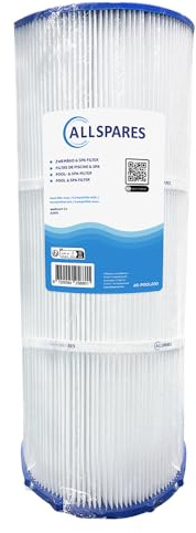 AllSpares Filtro para bañera de hidromasaje, filtro para piscina, cartucho de filtro de spa de repuesto para Weltico C5 | 62615 | Filtro de espuma | Welfiltre | 180 x 520 mm | Mango | abertura 50 mm