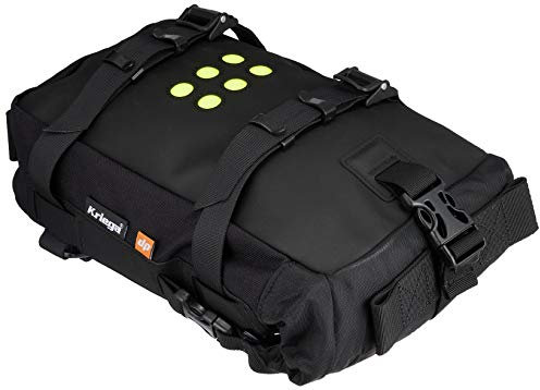 Kriega Borsa posteriore moto Adventure Pack OS-6 impermeabile 6 litri nero, unisex, multipurpose, tutto l'anno in poliammide, Nero, 6 l
