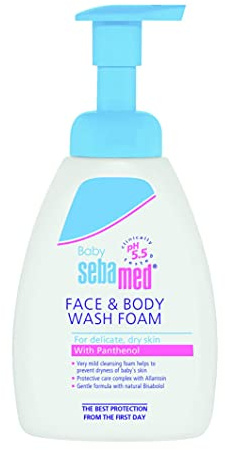 Sebamed Baby Face & Body Wash Foam 400 ml 200 ml