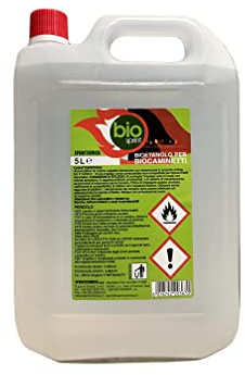 1X5LT BIOETANOLO COMBUSTIBILE Liquido Ecologico Naturale INODORE Camino Sprint