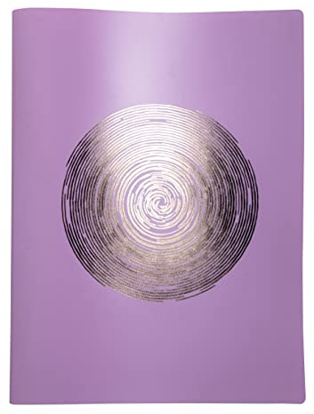 Exacompta - Réf. 85690E - 1 Protège-documents Ellipse - 20 pochettes cristal lisse - 40 vues - pour A4 - dim 24 x 32 cm - couverture en PP recyclé semi-rigide - 3 couleurs aléatoires