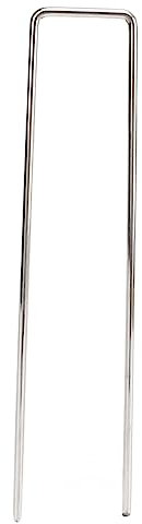 Naroote 0.4mm Stärke-U Form-Zeltstangen, galvanisierte Stahl-Garten-Zelt-Pole für die Befestigung von synthetischem Gras für Decks