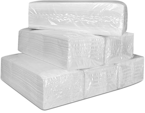 Toallas de Papel Secamanos Zigzag | Pack con 900 Unidades | Toallas para Dispensador Laminadas Doble Capa Alto Gramaje