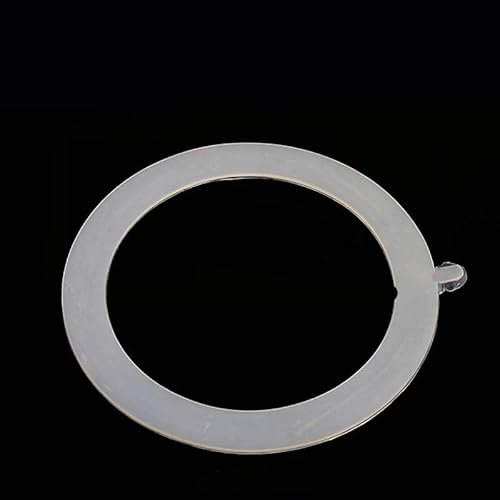 5-teiliges Silikon-Unterlegscheiben-Set, Silikon-Unterlegscheibe Innendurchmesser 20–203mm, Silikon-Flachdichtung Außendurchmesser 49,5–253mm, flache runde Silikondichtung(57x95x3mm)