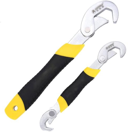 QZHDX Ensemble d'outils Multifonctions pour clé à Tuyau Rapide à Ouverture Mobile, Pince pour Siphon de Robinet, Planche, clés avec poignées ergonomiques