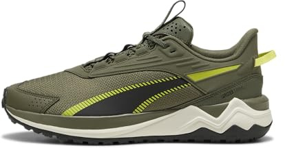 Puma Extend Lite Trail, Scarpe da Corsa da Strada, Unisex, per Adulti, Loden Green Black Lux Lime, 38.5 EU, Loden Green Puma Black Lux Lime, 38.5 EU