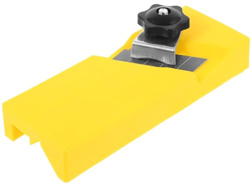 NUOBESTY Pialla per Bordi Strumento Manuale per Rifinitura Dei Bordi e Compatto per Lavori Falegnameria Lavorazione e Cartongesso