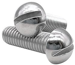 Vis à métaux à tête bombée demi-ronde fendue en acier inoxydable A2 M1,6 M2 M2,5 M3 M4 M5 M6 GB67-76 304 for interrupteur(M4x40mm 10pcs)