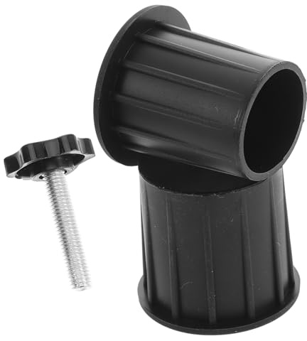 Didiseaon Lot De 2 Bouchons Annulaires en Silicone avec Vis pour Pied De Parasol De Terrasse, Protections Étanches pour Trous De Support, Accessoires Extérieurs pour Parasols De Jardin