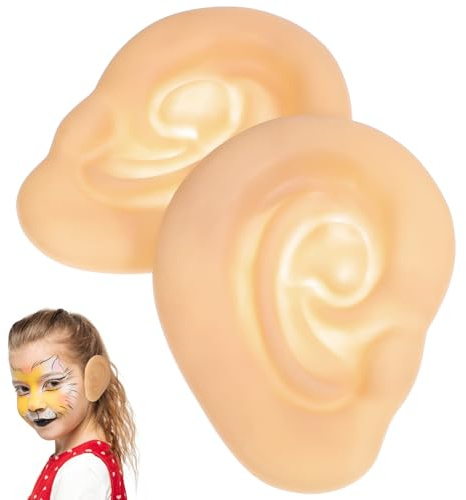 SHINEOFI 1 Paar Halloween Ohren Lustiges Kostüm-Fake-Ohr Für Cosplay Elfen Ohren Damen Für Die Halloween Party Lustige Kopfbedeckung
