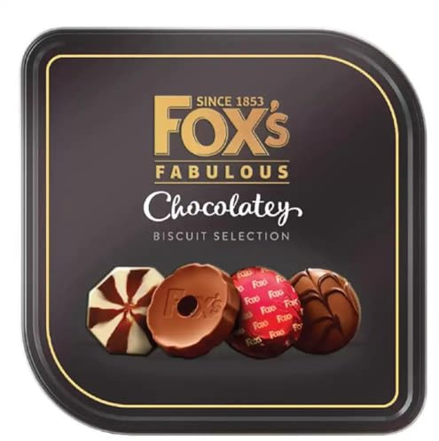 Fox’s Fabulous Chocolatey Biscuit Collection – 730g Luxury Box of Chocolate-Covered Treats