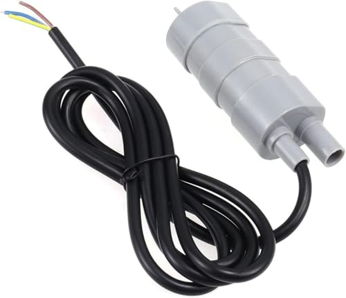 Bomba Sumergible 12V DC 600L/H Bomba Agua Silenciosa para Acuario Estanque Fuente Jardín Hidropónico Autocaravana Agua Dulce Salada Mini Bomba Compacta