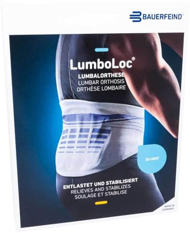 BAUERFEIND LUMBOLOC Rückenstützbandage Gr.5 titan 1 St