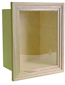 Artemio 14001969 Vitrine für Miniaturen Holz 23,5 x 28,5 x 14 cm