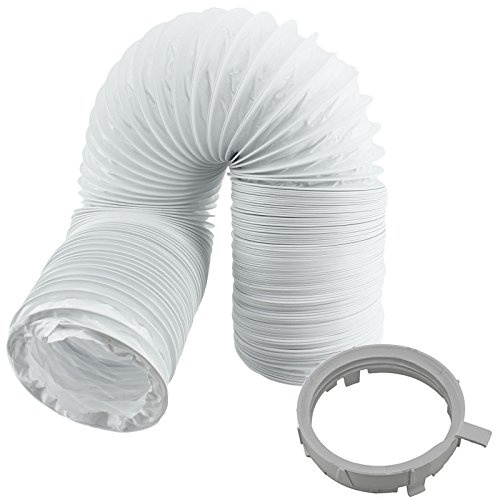 Spares2go Tuyau d'évacuation + Vented Écrou à bague d'adaptation kit pour sèche-linge Tricity Bendix Autodryer Tuyau (4 M/10,2 cm)