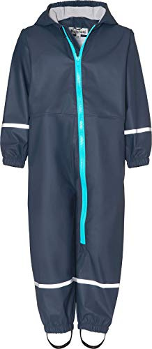 Playshoes Unisex barn regnoverall regnkläder, marinblå, 110