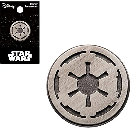 Star Wars Anstecknadel aus Zinn mit Galaktisches Imperium-Logo, Blei-Zinn-Legierung