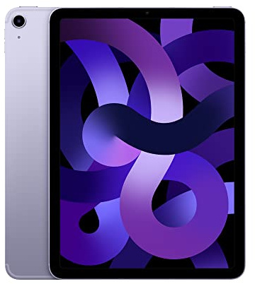 2022 Apple iPad Air (10.9-pouces, Wi-FI + Cellulaire, 64 Go) - Mauve (Reconditionné)