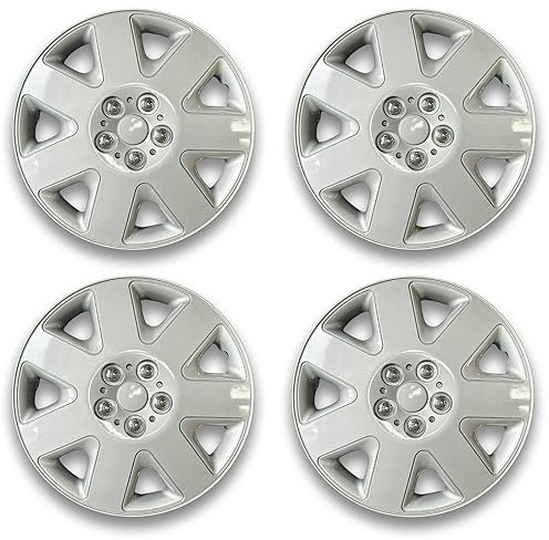 Sakusei Tools 15 Inch Wheel Trims Set of 4 15 Car Wheel Trim Covers Hub Caps 4 Pack ABS