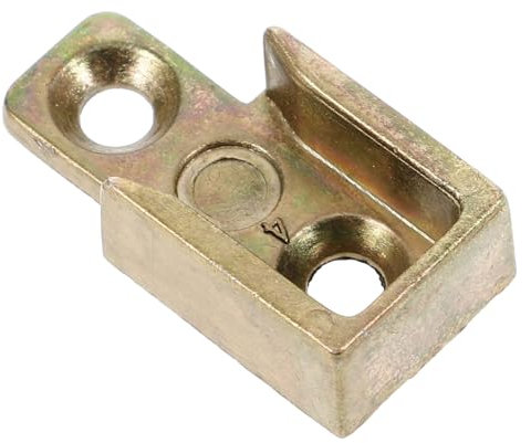 jojofuny Casement Window Lock Strike Keeper Replacement for Window Latch Hardware Zinc Alloy Accessory Yellow Sash Lock Part