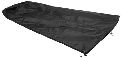 CONGARTENO Funda Protectora para Rejilla de Pan en Oxford Negro, Plegable Cremallera, Adecuado para Panadería y Cocina, Protege Utensilios de Polvo