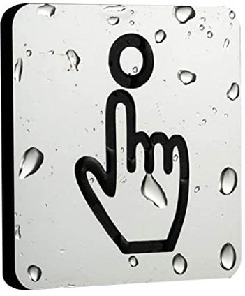 Wedhapy Please Ring Bell Sign Self Adhesive Acrylic Door Sign House Garden Wall Plaque Doorbell Notice with please ring bell sign