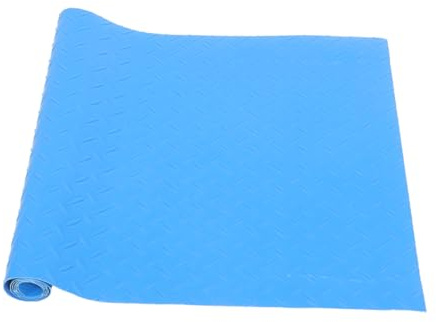 Blue PVC Swimming Pool Ladder Mat with Firm Grip
