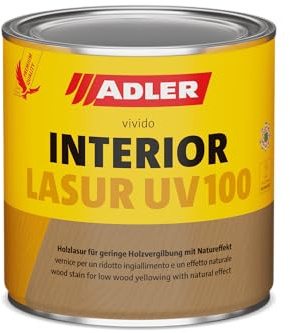ADLER Interior UV 100 Mont Blanc Lasure pour bois intérieur lasuré 2,5 l