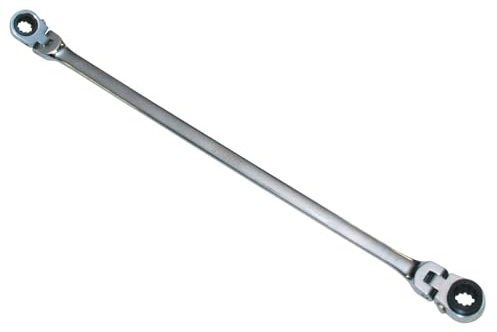 MOUNTAIN 5/16 x 3/8 SAE Double Box Universal Spline Ratcheting Wrench; Reversible, 120 Tooth Design; MTNRF71612