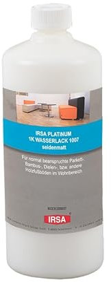1 Liter IRSA 1K Wasserlack 1007 für Parkett, Holz, Bodendielen