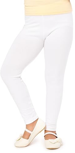 Merry Style Flicka Långa Leggings MS10-130(Vit, 128)