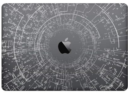 MacBook Skin Transparent Light Year MacBook Pro Decal Stickers Mac Retina 2016 Laptop Front Full Cover (Macbook pro 13)