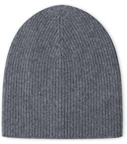 Style & Republic Herren 100% Kaschmir Beanie, Strick-Mütze aus Reine Cashmere, fein gerippt, Premium Beanie für stilvolle Herbst- & Winter-Momente, One-Size/Einheitsgröße