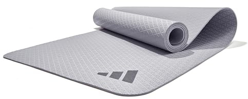 Adidas yogamatta 4 mm – halkfri och hållbar, 176 x 61 cm