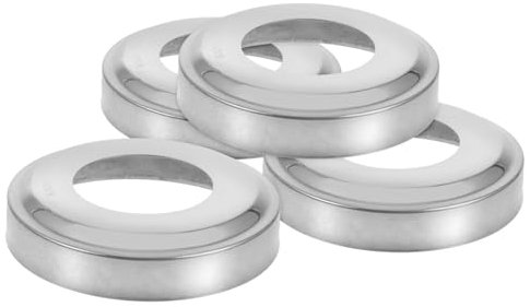 SEWOART 4pcs Summer Pool Cover Protector Stainless Steel Ladder Cover for Pool Handrail Inground Ladder Replacement Parts