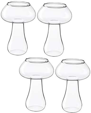 Cabilock Set Da 4 Bicchieri Da Whisky Creativi a Strati in Vetro, Tazze Per Bevande e Cocktail, Dimensioni Compatte Per Uso Domestico e Feste