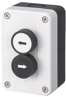 Momentaner Druckknopfschalter, IP65, selbstverriegelnd | Druckknopf-Schlüsselschalterstation mit Kabelverschraubungen, 440V, 10A, für automatische Toröffner (Stil 2)
