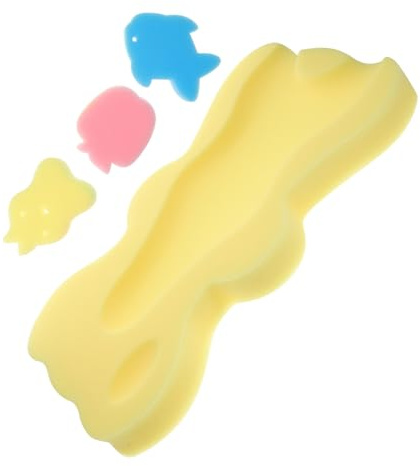 BESPORTBLE Coussin Éponge de Bain Né Tapis Éponge de Bain pour Garçon Fille Antidérapant pour Tout