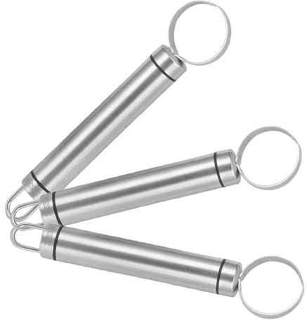 LALADEFIEE 3 Pezzi Utensili in Acciaio per Rimuovere da Frutta e Corer Versatile per Ciliegie e Datteri Strumenti Cucina Resistenti per Appendere