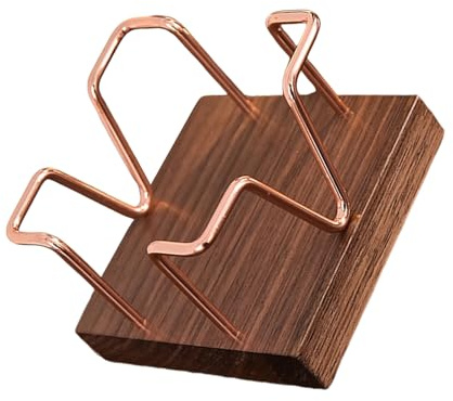 Scatola Per Blocchi Appunti Appunti Da Scrivania Con Base In Legno Dispenser Carta In Filo Ferro Scavato Ufficio Scolastico Magnetico