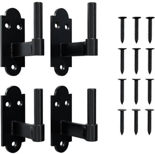 SteelTek Pintel on Plate with 2 1/4 Offset Shutter Kit, for Heights 12-36 (Includes 2 Pairs of Pintels)