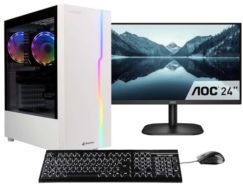 Captiva Gaming PC Bundle R93-534|R7 5700X|16GB DDR4|RTX 5060|1 TB|23.80|Win11