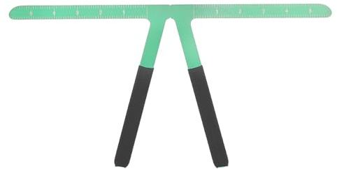 Sorandy Ögonbrynslinjal Noggrant Mätverktyg för Perfekt ögonbrynsform med Böjbar Design i 4 Färger (Grön)