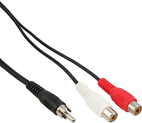 InLine 89924P Audio-Kabel 0,25 m RCA 2 x RCA Blau - Audiokabel (RCA, 2 x RCA, 0,25 m, Blau)