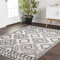 Leesentec Alfombra Salon Alfombras de Habitacion Bebe Infantil Vinilica Pelo Corto Moderna Abstracta Geometría Suave Antideslizante Dormitorio Accesorios,Marfil/Blanco,120x160cm