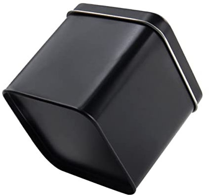 SHOWERORO Metal Tea can - Square Tea Tin for Loose Storage Sturdy Iron Box with Snug Lid Ideal for Organizing Spices and Gifts