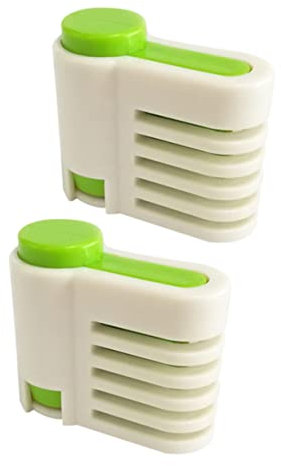 Abaodam 5pairs Cake Slicer DIY Adjustable Layers Slicer Cutting Fixator Guide Tool Stratification Cake Cutter Bread Slice Leveler for Baking Utensil